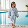 Accappatoio baby Borbonese KIDS Cangiante azzurro 24/36 mesi