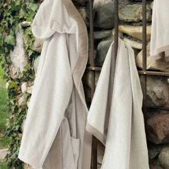 Accappatoio con cappuccio GABEL NATURAE PERLA Bianco Lana