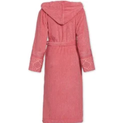 Accappatoio donna cappuccio PIP STUDIO Soft Zellige spugna corallo