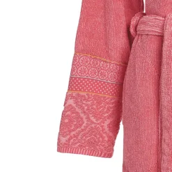 Accappatoio donna cappuccio PIP STUDIO Soft Zellige spugna corallo