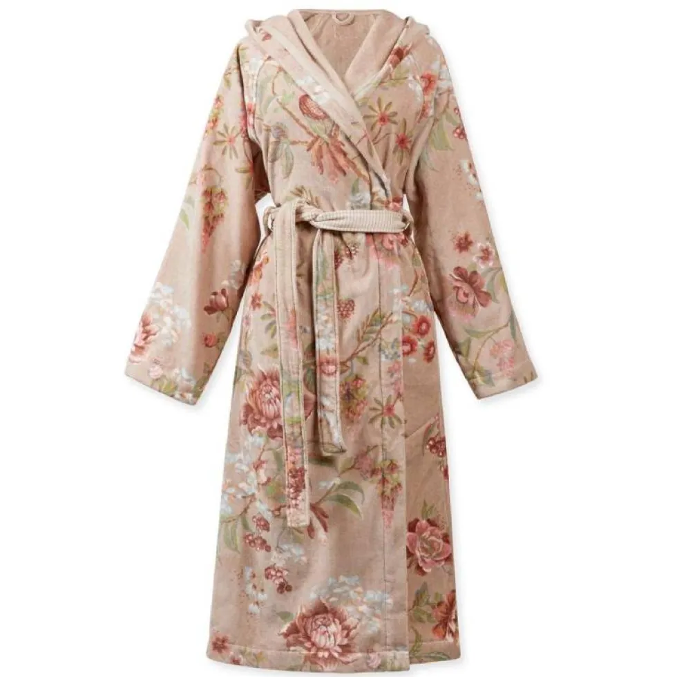 Accappatoio donna spugna PIP STUDIO Secret Garden Beige
