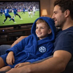 Accappatoio FC INTER Bambini e Ragazzi originale FC Inter in scatola Regalo