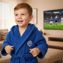 Accappatoio FC INTER Bambini e Ragazzi originale FC Inter in scatola Regalo