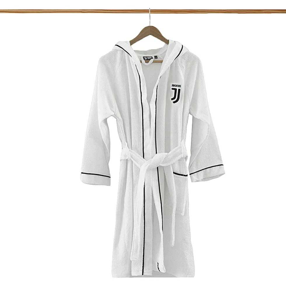 Accappatoio Juventus Ufficiale Adulto da S a XXL microspugna Salvaspazio originale