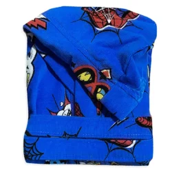 Accappatoio Spiderman Power Spider Man Bambino blu con cappuccio