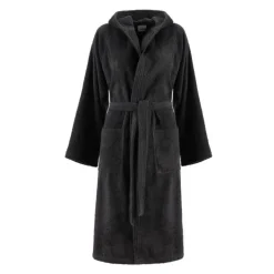 Accappatoio UNISEX con cappuccio Bassetti Pop Color Ardesia G1