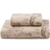 Alviero Martini coppia di asciugamani set 1+1 GEO SAFARI beige