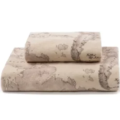 Alviero Martini coppia di asciugamani set 1+1 GEO SAFARI beige