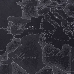 ALVIERO MARTINI copripiumino matrimoniale in raso Geo Night nero