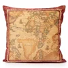 ALVIERO MARTINI cuscino arredo in velluto 1classe Geo Classic RED