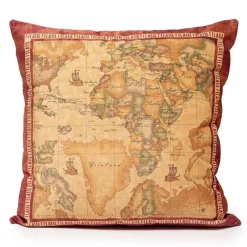 ALVIERO MARTINI cuscino arredo in velluto 1classe Geo Classic RED