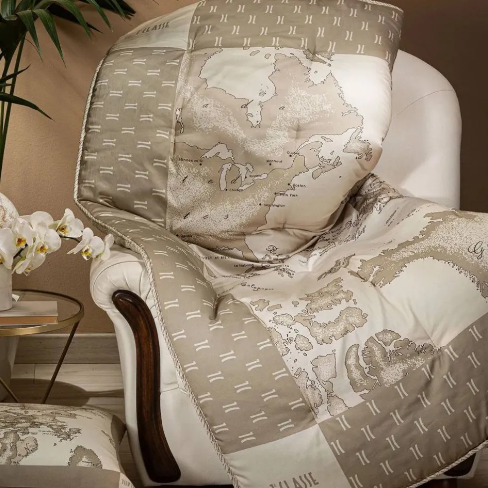 ALVIERO MARTINI plaid in raso 130x170 1classe Geo Safari