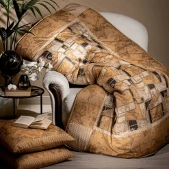 ALVIERO MARTINI plaid in raso 130x170 1classe Geo Chain NEW