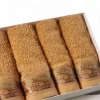 Alviero Martini set 4 lavette bagno 30x30 in spugna GEO CLASSIC