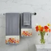 Asciugamani 1+1 con Papaveri Avio | Spugna Floreale Bagno