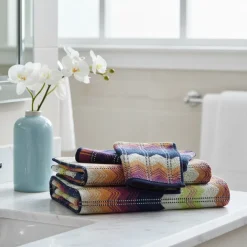 Asciugamani Missoni | asciugamano e ospite TRAVIS 100 onde multicolore