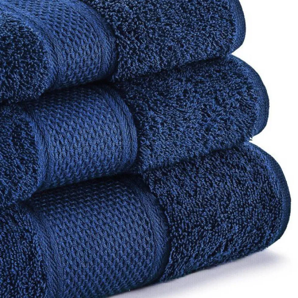 Asciugamani sfusi - ospite- viso Bassetti POP COLOR blu oltremare DA
