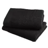 Asciugamano con ospite da bagno Happidea 460 gr Nero Corvino