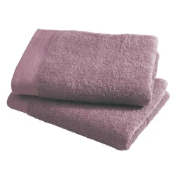 Asciugamano con ospite da bagno Happidea 460 gr Malva