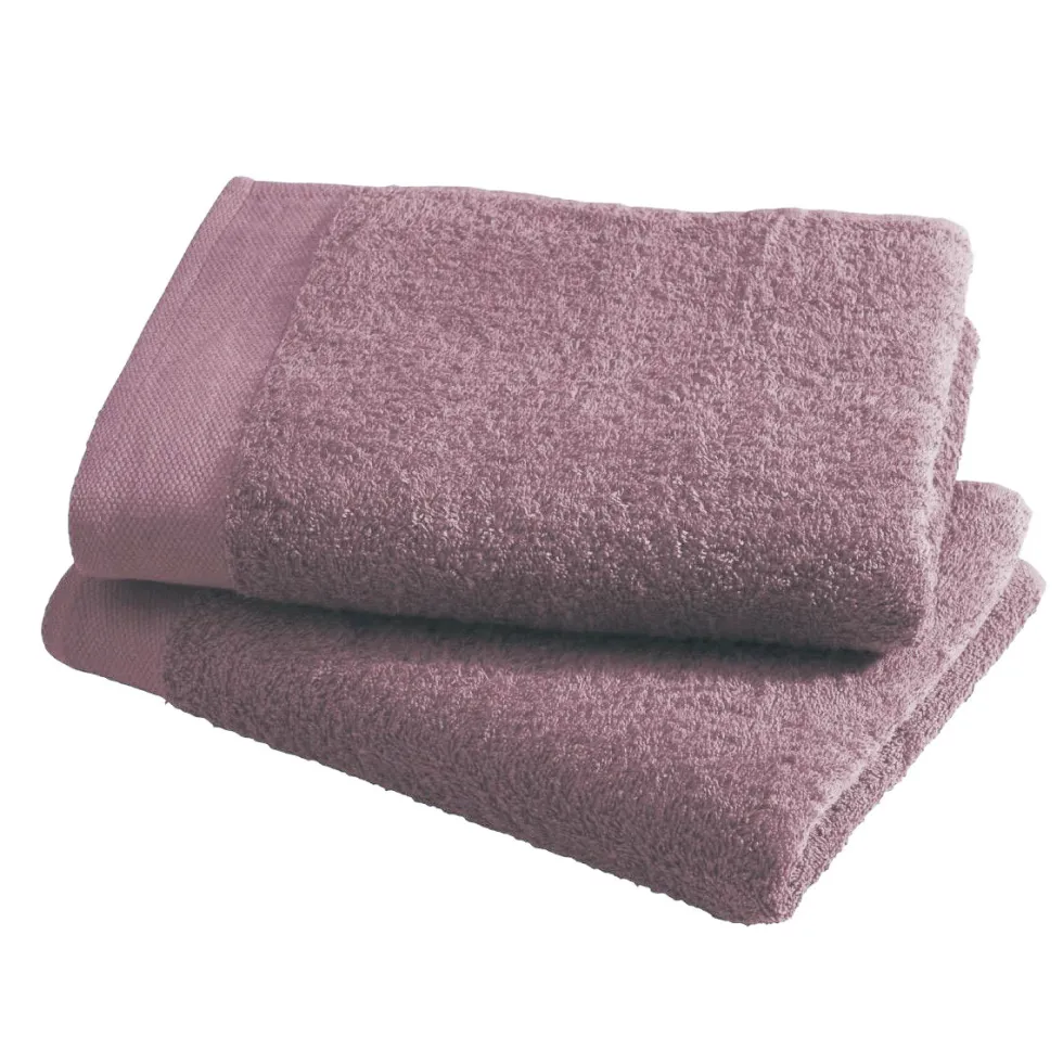 Asciugamano con ospite da bagno Happidea 460 gr Malva