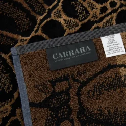Asciugamano e ospite Bagno Lusso Carrara Ocean animalier bruciato