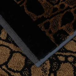 Asciugamano e ospite Bagno Lusso Carrara Ocean animalier bruciato