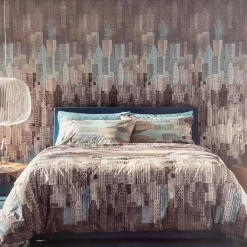 Bassetti completo copripiumino in cotone City Now 41