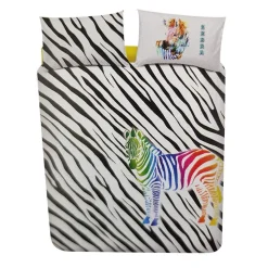 Bassetti Completo Copripiumino MARTY Zebra con sotto e federe