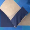 BASSETTI | Completo copripiumone Brick Wall B1 blu piazza e mezza