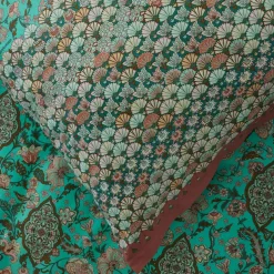 Bassetti Copripiumino Matrimoniale Tigullio Verde Acqua 250x210 Cotone