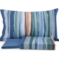 Bassetti Extension B1 | Completo Lenzuola Matrimoniale Sfumato Blu