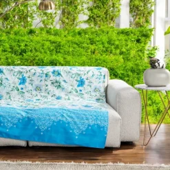 Bassetti Granfoulard Casablanca C1 Blu - Telo Arredo 350x270 cm