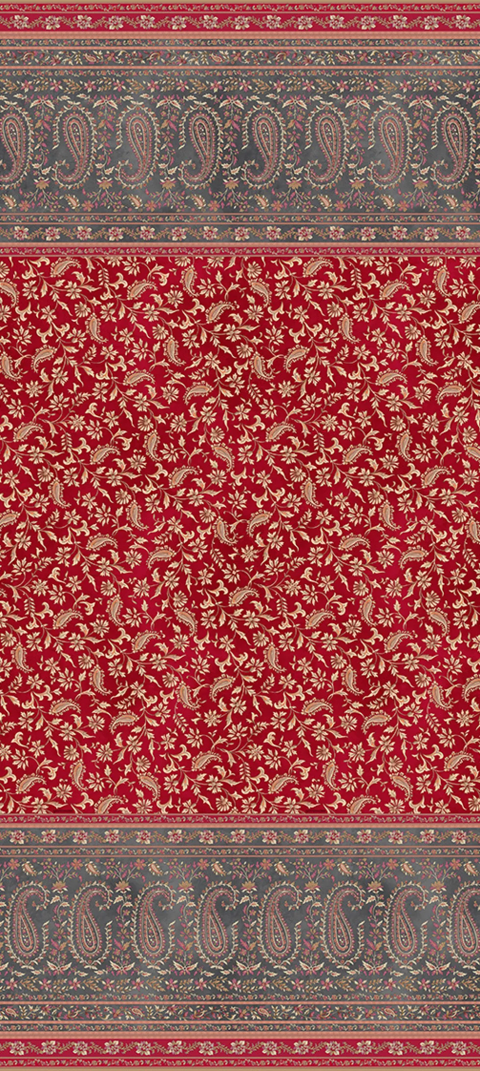 Bassetti Granfoulard COMO R1 telo arredo sui toni del rosso 270x270