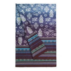 Bassetti Granfoulard OLBIA B1 copritutto Telo Arredo sui toni del blu