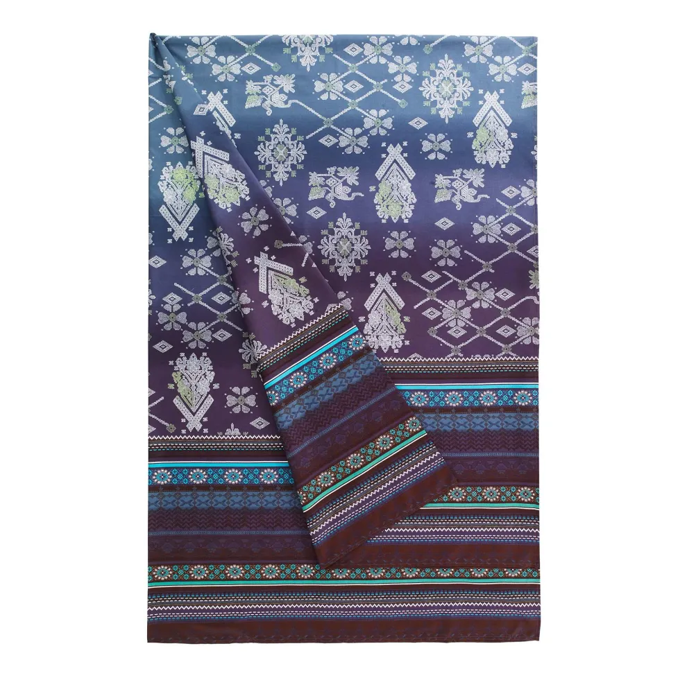 Bassetti Granfoulard OLBIA B1 copritutto Telo Arredo sui toni del blu