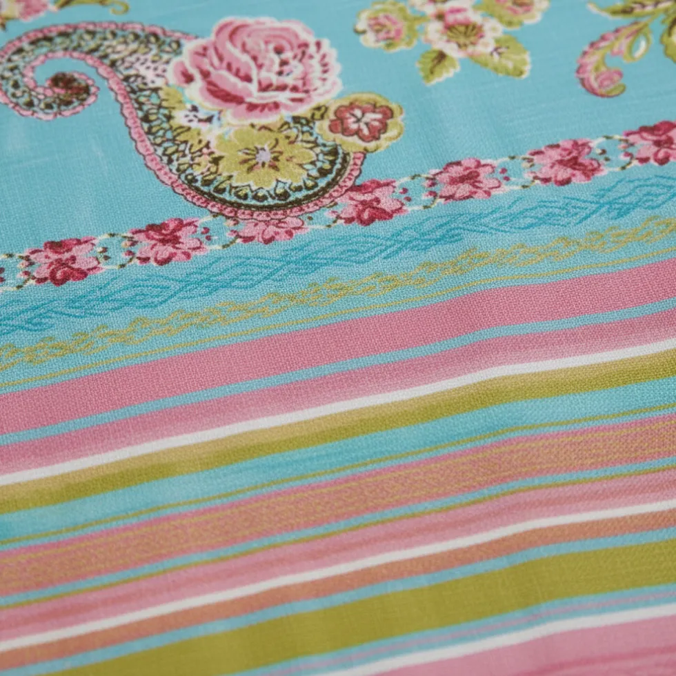 Bassetti Granfoulard Telo Arredo 270x270 Rapallo Turchese Copridivano
