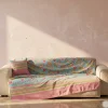 Bassetti Granfoulard Telo Arredo 180x270 Rapallo Turchese Copridivano