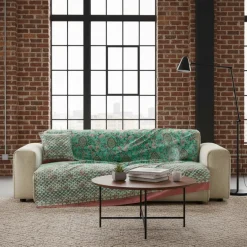 Bassetti Granfoulard Telo Arredo 350x270 Tigullio Verde Acqua Copridivano