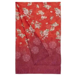 Bassetti Granfoulard Telo Arredo Esperidi R1 floreale rosso in cotone