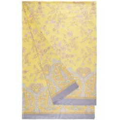 Bassetti Granfoulard Telo arredo Indian Roses Y1 fantasia cachemire giallo