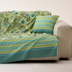 Bassetti Granfoulard Telo Arredo 180x270 Rapallo Verde Giada Copripoltrona