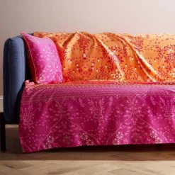 Bassetti Granfoulard - Telo Arredo Arabescato Fucsia Arancio ORTIGIA O1