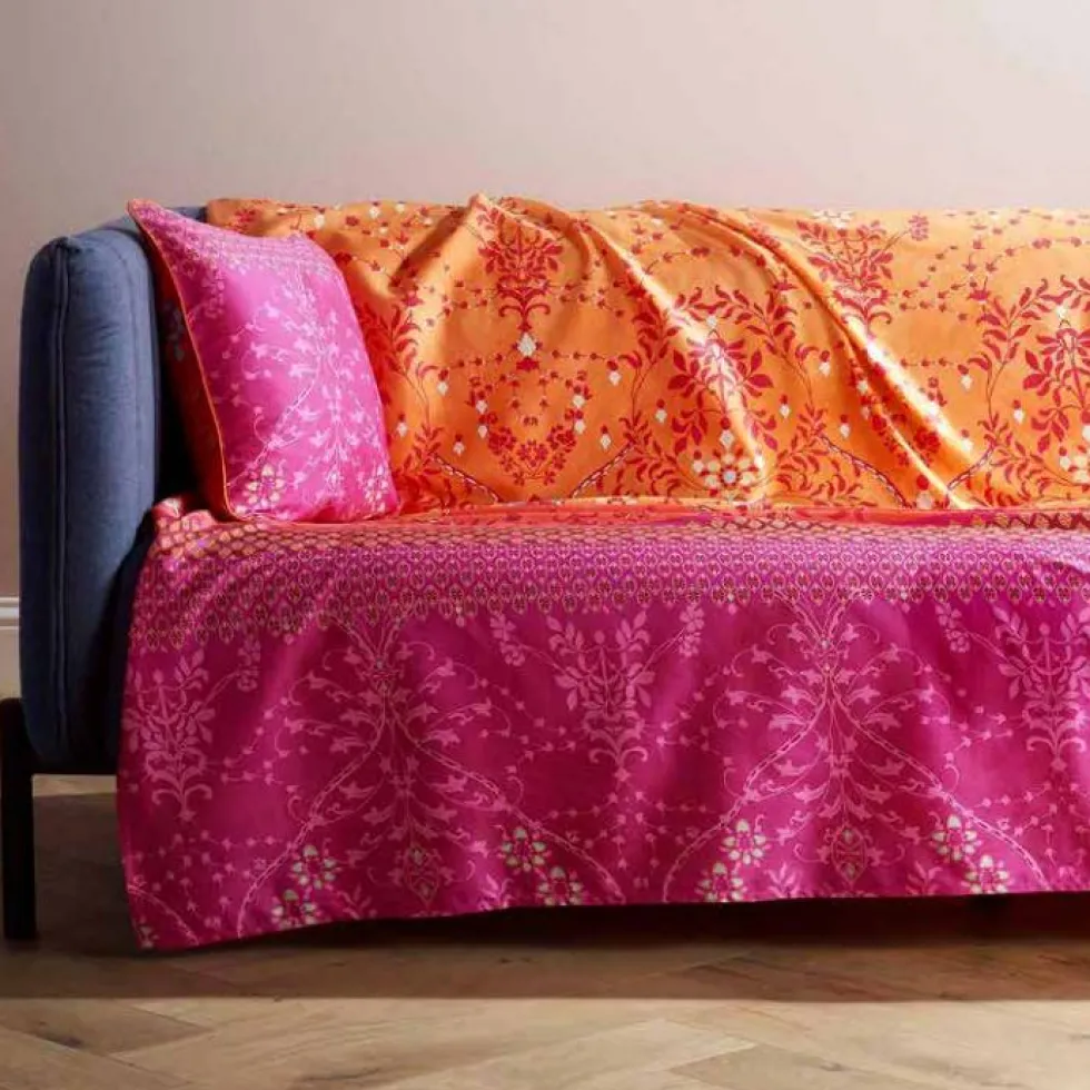 Bassetti Granfoulard - Telo Arredo Arabescato Fucsia Arancio ORTIGIA O1