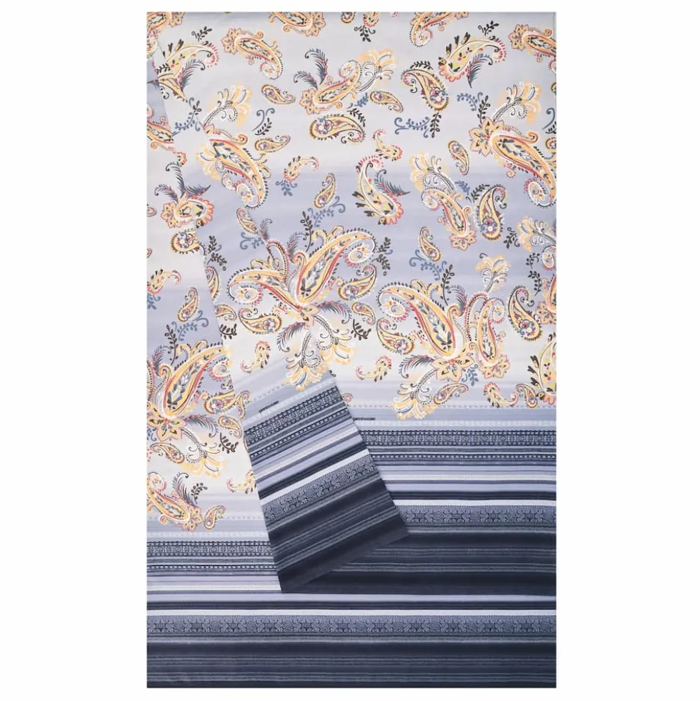 Bassetti Granfoulard TOSCA G1 180x270 Telo Arredo Toni Grigio Perla