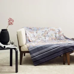 Bassetti Granfoulard TOSCA G1 180x270 Telo Arredo Toni Grigio Perla