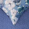 Bassetti lenzuola letto francese con 2 federe Garden Flowers Blu