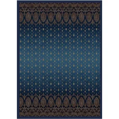 Bassetti Plaid Gold Decor B1 - Eleganza Orientale per la tua casa in blu