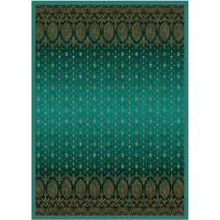 Bassetti Plaid Gold Decor V1 - Eleganza per la tua casa verde smeraldo
