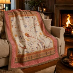 Bassetti Plaid Granfoulard 135x190 cm FONG 4M regalo originale