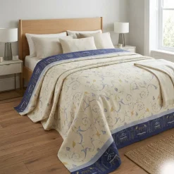 Bassetti Plaid Granfoulard 270x250 cm OPLONTIS var.9 BLU Idea regalo originale